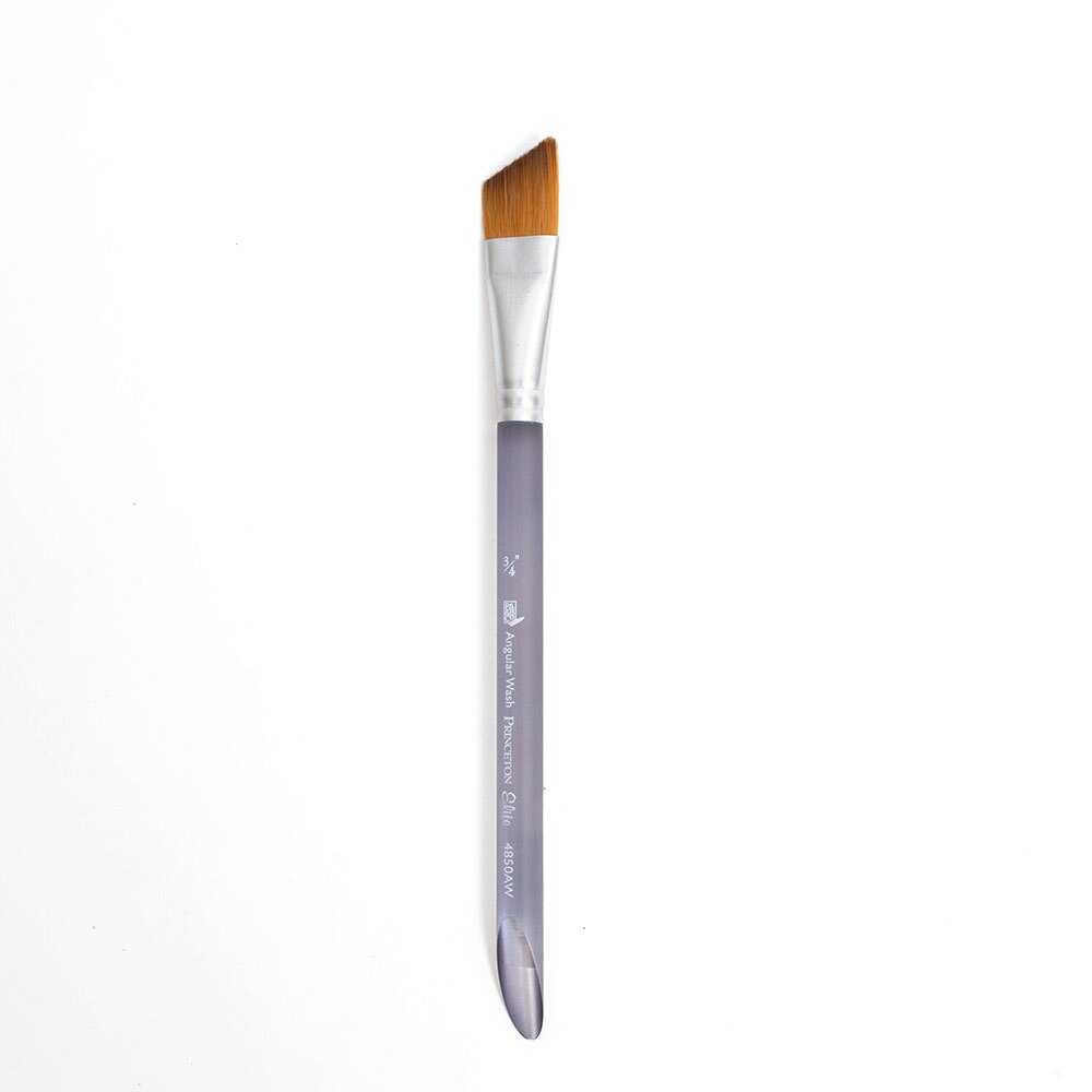 Princeton, Brushes, Art & School, Elite, Synthetic, Kolinsky Sable, Watercolor, 105319, Angular Wash, 3/4